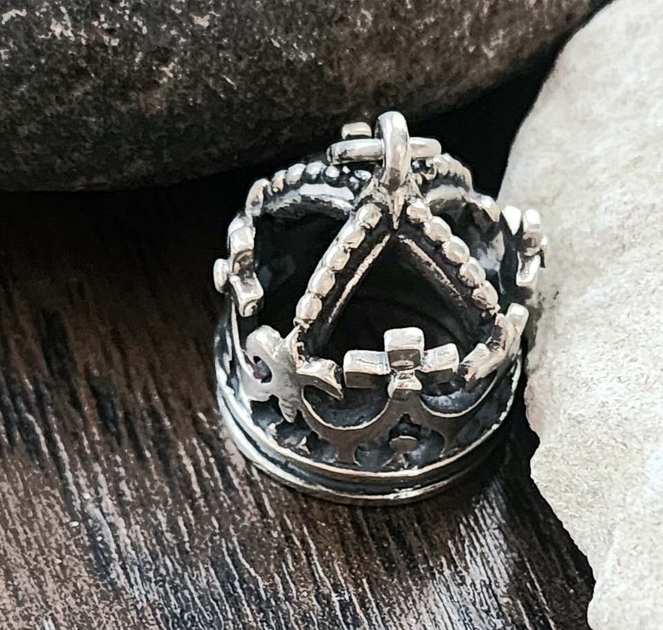 Retired James Avery Heavy 11.19 Gram Crown Cross Fleur Pendant NEAT! | eBay