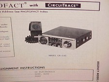 1975 REGENCY CB RADIO SERVICE SHOP MANUAL MODEL CR-185