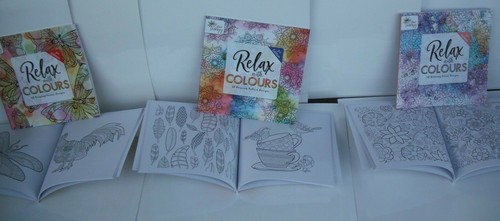 Colour Therapy Adult Kids Colouring Colouring Set,2 Colouring Books &12 Pencils - Picture 19 of 33