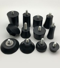 M6 M8 M10 Rubber Adjustable Feet Anti-Slip Furniture Levelling Screw In Feet