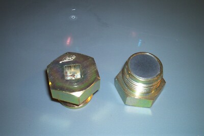 One Caterpillar OEM 8M3837 Magnetic Drain Plug - New | eBay