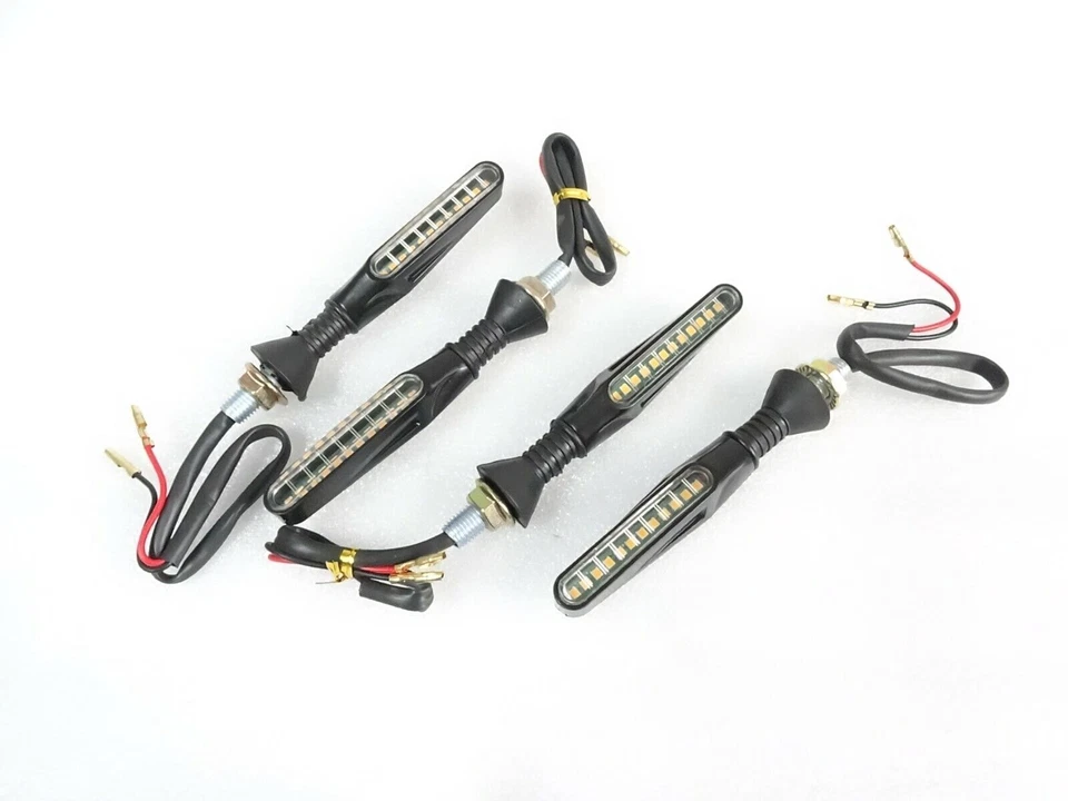 For Honda CBR 500 R No.ABS 2013-2014 LED Sequential Full Set 4 Indicators #14C11 - Image 2 of 3