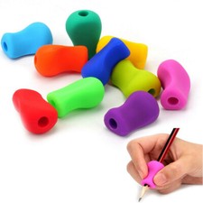 10PCS Pen Writing Aid Grip Children Kids Pencil Holder Posture Correction Tools