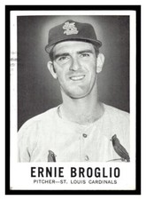 1960 Leaf Baseball #41 Ernie Broglio      125E