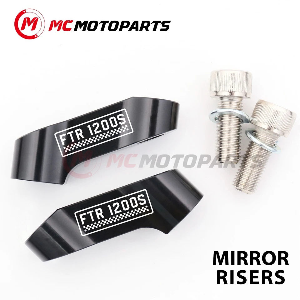 FTR1200 Rearview Mirror Riser Extenders For Indian FTR1200S 2019-2020 - Изображение 3 из 4
