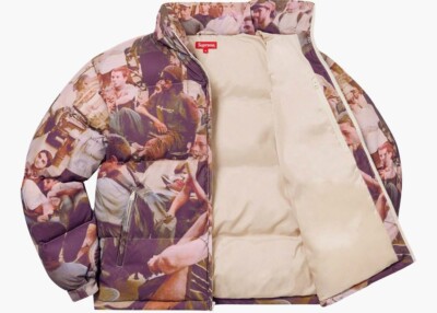 Supreme Lafayette Reflective Down Jacket Multicolor Small