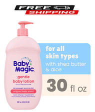Baby Magic Gentle Baby Lotion, Original Baby Scent, Hypoallergenic, 30 oz.