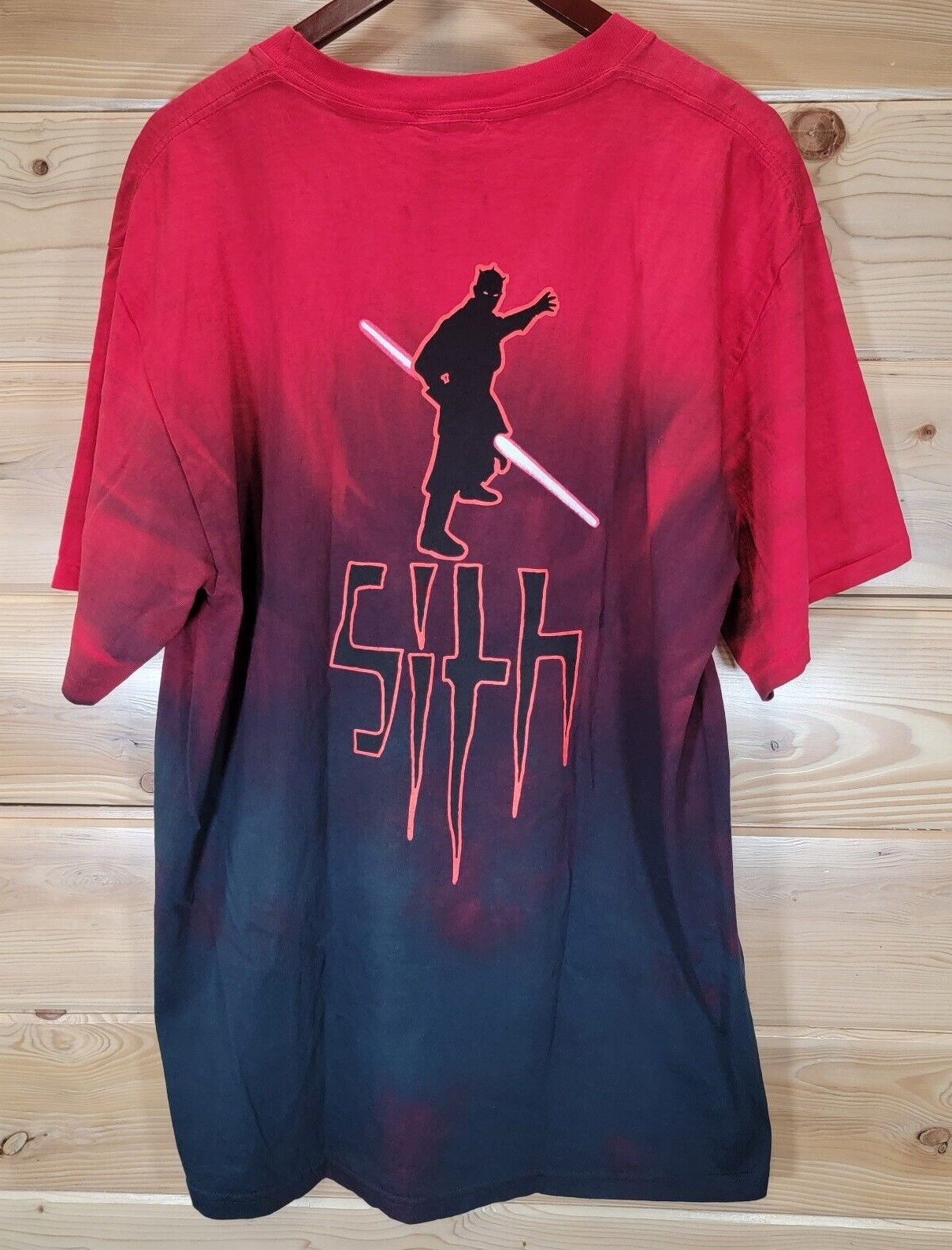 Vtg Star Wars Darth Maul AOP The Sith Episode 1 T Shirt XL USA