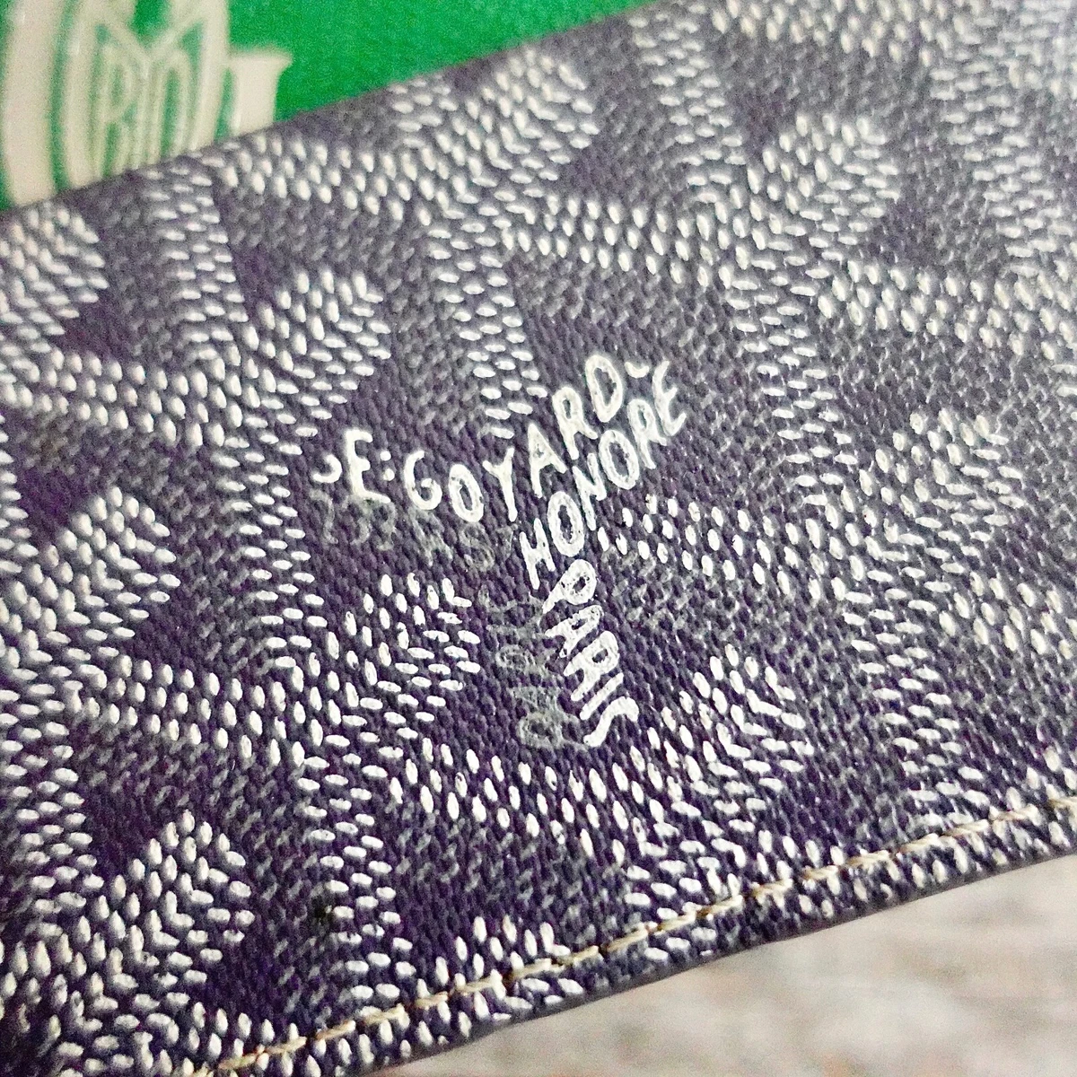 Goyard wallet online grey
