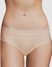 20 Chantelle Women's Beige Lace Trim Hipster Panty Size One Size