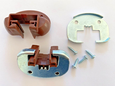 Set of 2 Kenlin Rite Trak II Drawer Guide Glide 168 Metal Screws USPS tracking