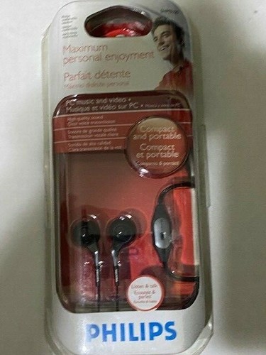 Philips SHM3100/37 Earbud Multimedia Headset- Mint Condition Never Used-Open Box - Picture 5 of 12
