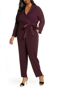 eliza j pleated sleeve jumpsuit