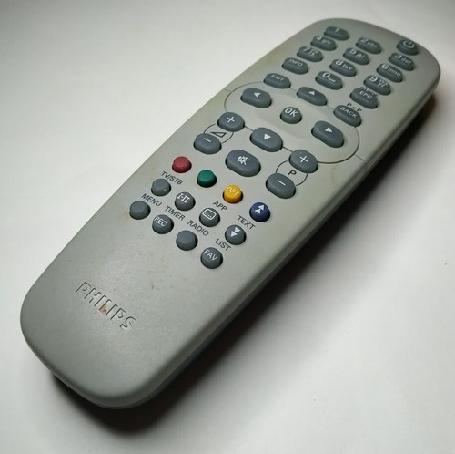 Télécommande Originale Philips RC19137008 Pour Téléviseur Vintage - Modèle Rétro