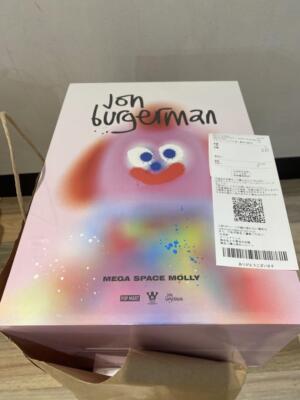 POP MART MEGA SPACE MOLLY 400% Jon Burgerman FIGURE TOY NEW