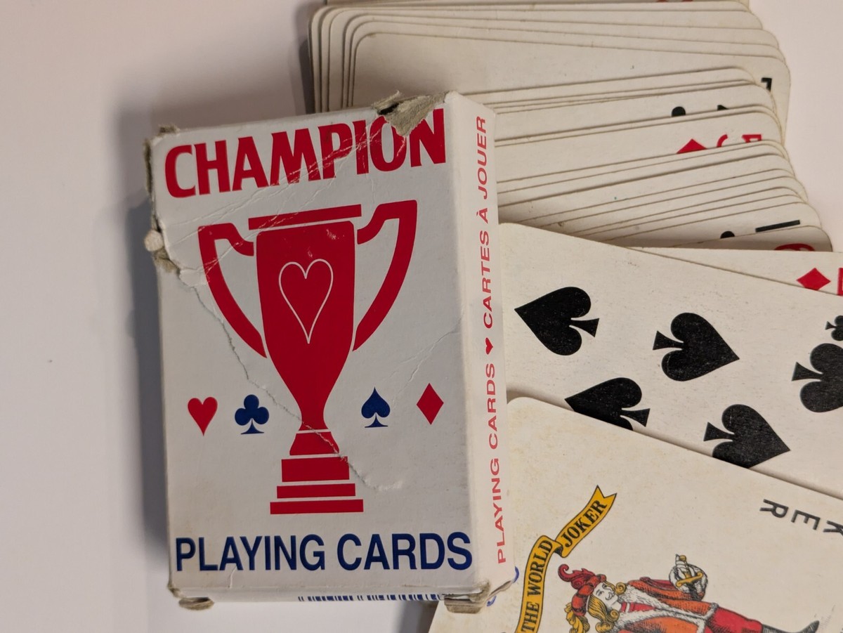 Vintage Playing Cards Deck - CHAMPION 54 Cards | eBay