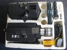 Vintage Wittnauer WD 400 8mm Cine Twin Movie Camera Projector Case Accessories