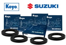 Front & Rear Wheel Bearings & Seals for Honda VTR1000F 1998-2005 KOYO