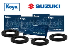 Front & Rear Koyo Wheel Bearing Kit for Suzuki GSXR 750 2008-2010