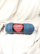 Red Heart Super Saver Yarn Country Blue 0382 1 Skein 7oz NEW