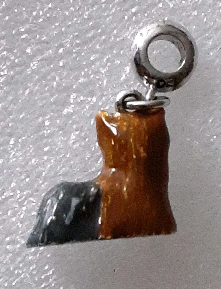 Erwin Pearl Yorkshire Terrier Enamel Yorkie Necklace Or Bracelet Charm - Image 2 of 4