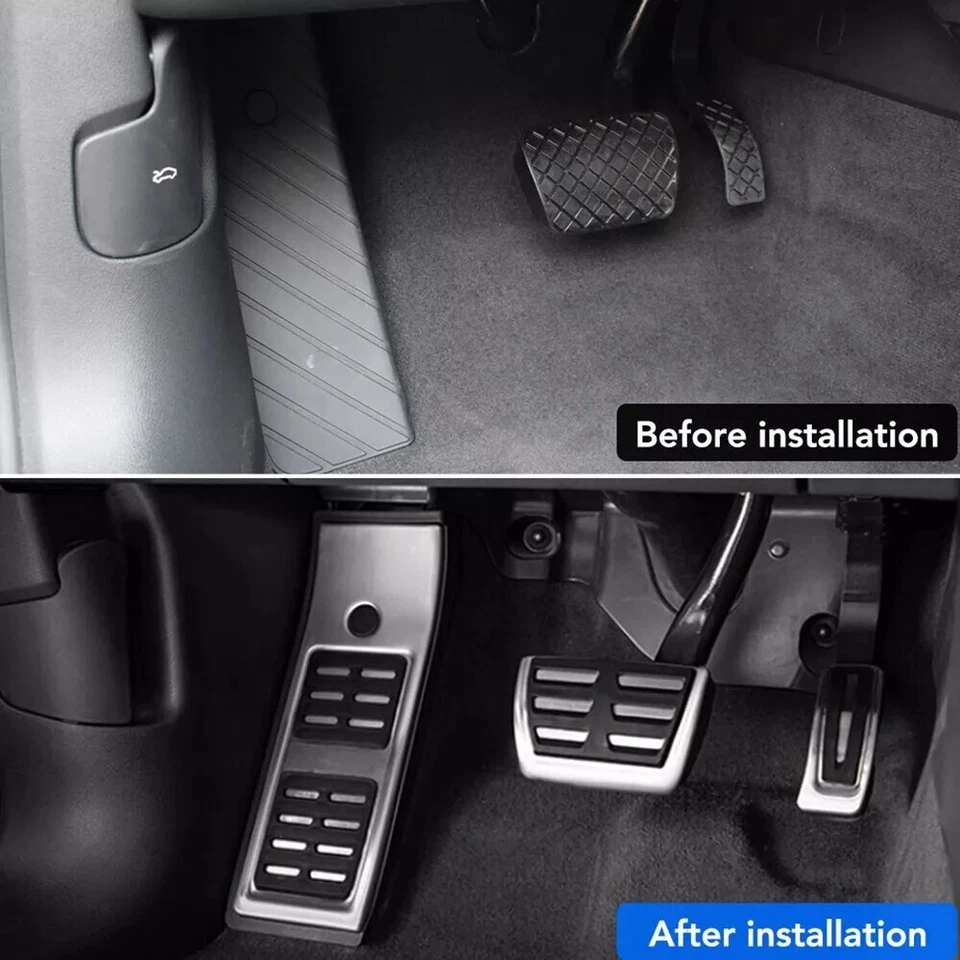 Für Audi Automatik A4 B9 A5 8W Q5 FY Set Pedalset Pedale Pedalkappen FußstÜtze - Bild 3 von 4
