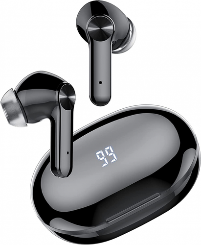 Cuffie Wireless, Bluetooth 5.1 Auricolari Senza Fili ENC 4 Mic, Mini Nero |  eBay