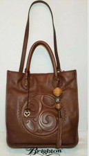 BRIGHTON TILDA RARA BORSA A TRACOLLA SHOPPER LONDRA GROOVE PELLE NAPPA PREZZO AL DETTAGLIO CONSIGLIATO $428