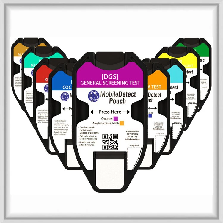 Dispositivo de prueba de drogas con bolsa de residuos de múltiples medicamentos Foto 2 de 3
