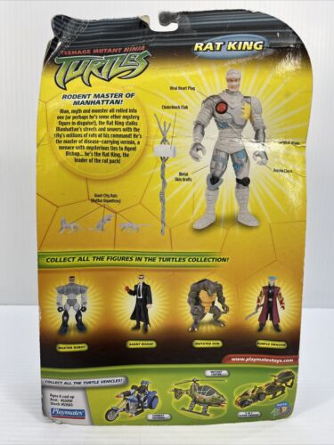 TMNT Teenage Mutant Ninja Turtles Enemies RAT KING Figure Playmates 2006 READ - Picture 2 of 12