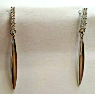 Two Pair Sterling Silver Earrings, 925e.com W: 31 32 inch H: 1 5 16 inches