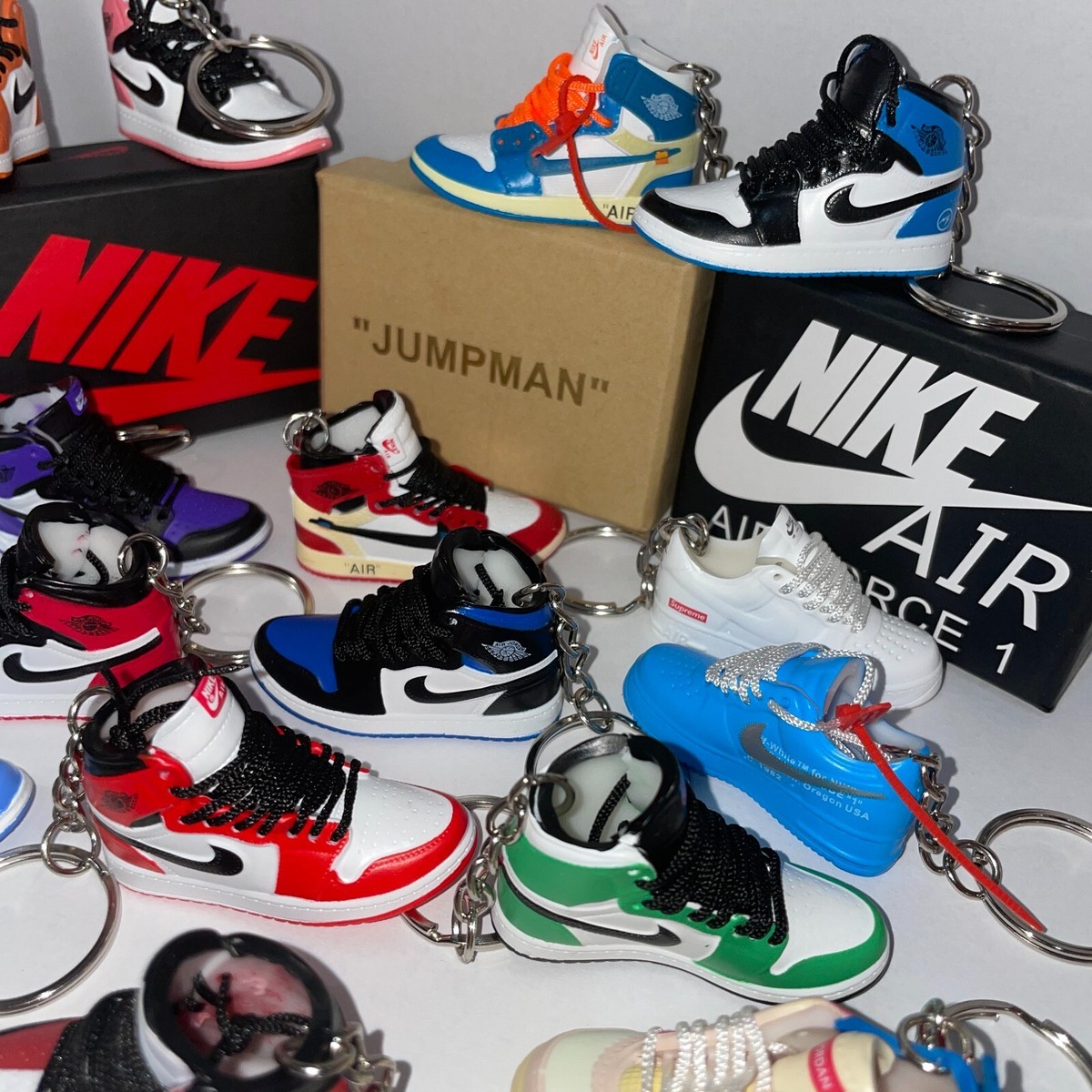 JORDAN 11 AF1 HIGH DETAIL KEYRING BOX GIFT BUNDLE ALSO