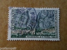 FRANCE - 1965, timbre 1436, MOUSTIER SAINTE-MARIE, oblitéré, VF used stamp