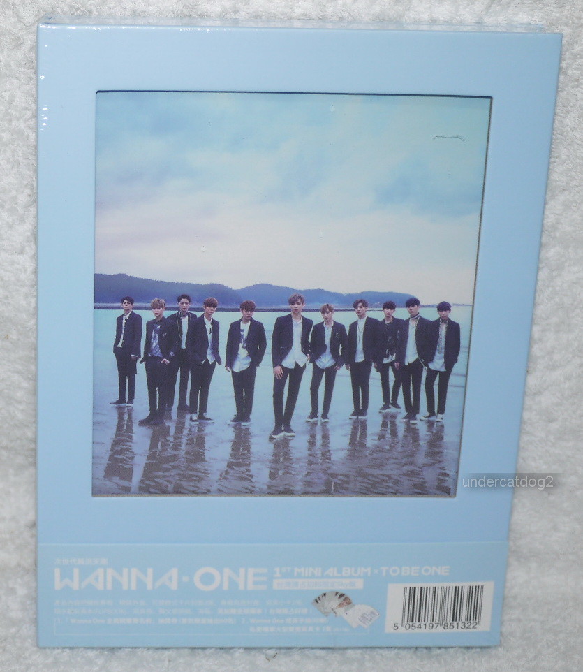 WANNA ONE Mini Album Vol.1 1X1=1 TO BE ONE Taiwan Ltd CD+flyer Sky