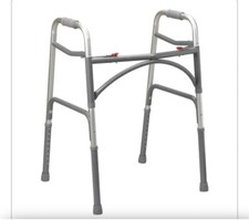 Bariatric Heavy Duty Two Button Folding Walker 500 lbs Capacity by Drive 10220-1