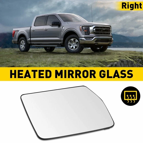 FIT FOR 2004-2010 FORD F-150 RIGHT PASSENGER SIDE MIRROR GLASS W/ BACKING PLATE