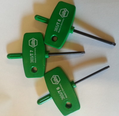 Wiha, 365/T6, T7 and T8 Driver with Key Handle
