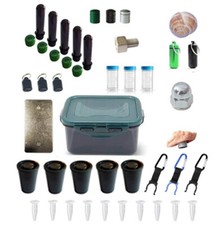 53-Piece Geocache Set Hide Snail Screw Magnetic Cap Nut Preform Nano