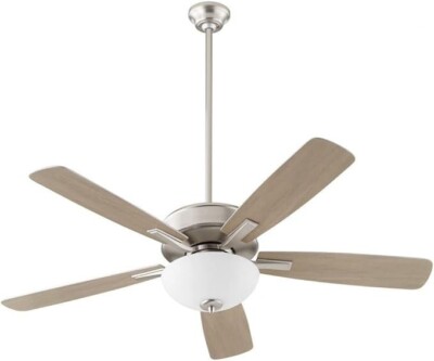 Quorum International 4525-265 Ovation Indoor Ceiling Fan Satin Nickel