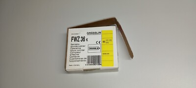 2 Stück Betriebsstundenzähler GRÄSSLIN  FWZ 36 K  ( 8a )