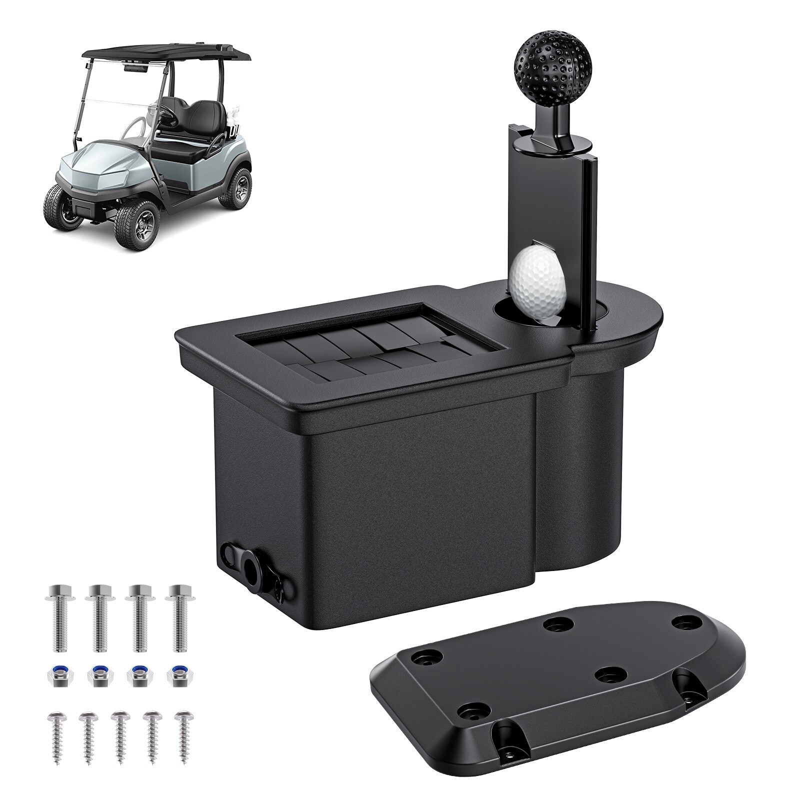 Universal Golf Cart Ball Washer and Club Head Cleaner for ClubCar EZGO YAMAHA