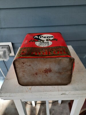 Rare Vintage A PENN HEAVY DUTY 3000 MILES MOTOR OIL 2 Gallon
