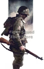 WW2 Picture Photo US Army soldier D-Day 6233