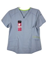 Scrubstar Womens Seasonal Solid Active V Neck Scrub Top Medium New with Tags