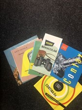 Lot 8 1950  s Zeiss Ikon camera catalogue  brochures various