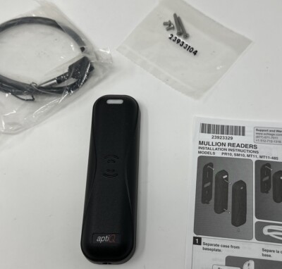 Aptiq Schlage MT11 Mullion Reader (MIFARE  and MIFARE DESFire  E) NFC - Black