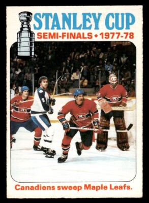 NHL O-Pee-Chee カード 1978年 1978 OPC O-Pee-Chee Hockey #262 Stanley Cup Semifinals