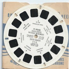 SP-9040 Badlands National Monument South Dakota USA 1949 View-master Reel