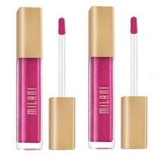 2-Pack New MILANI Amore Matte Metallic Lip Cr...