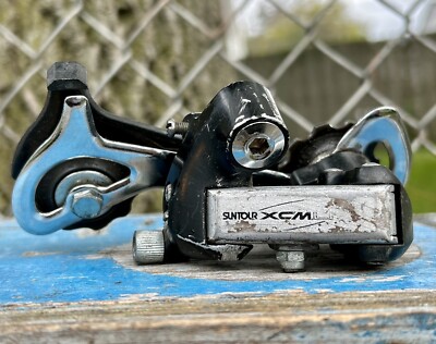 NOS Suntour XCT 6-speed / 7-speed Accushift Plus rear derailleur 1990